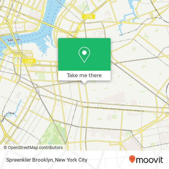 Spreenkler Brooklyn map