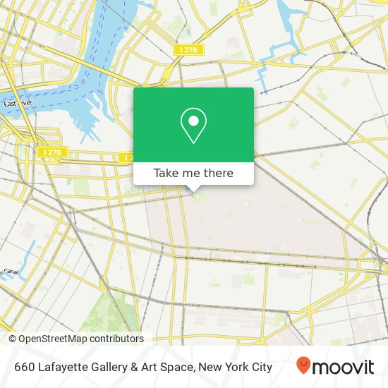 660 Lafayette Gallery & Art Space map