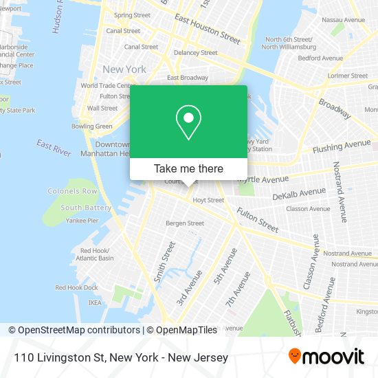 Mapa de 110 Livingston St