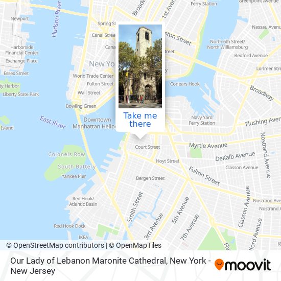 Our Lady of Lebanon Maronite Cathedral map