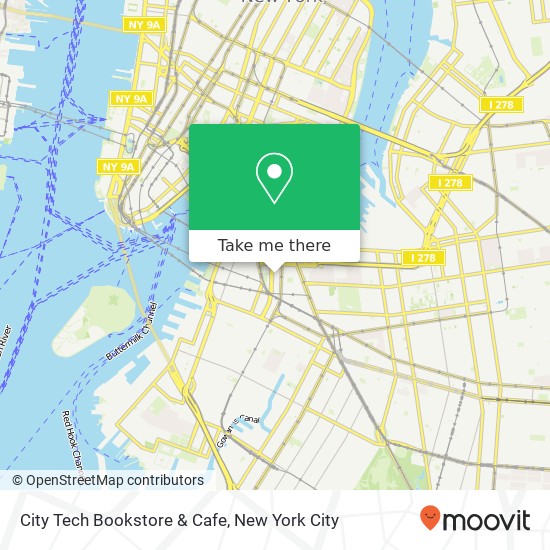 City Tech Bookstore & Cafe map