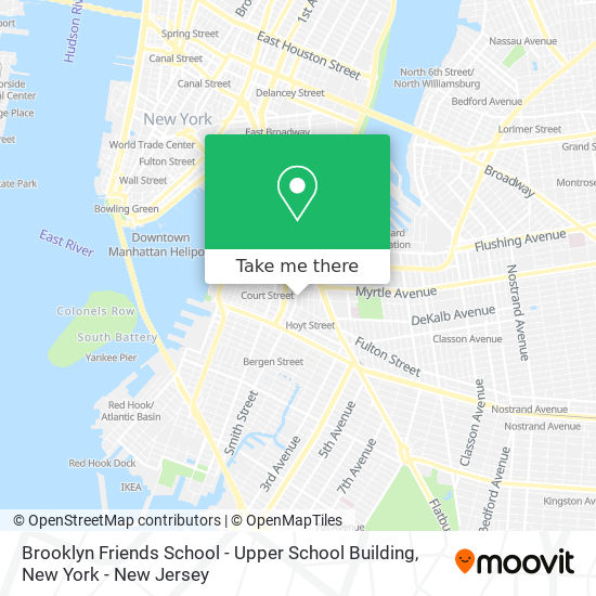 Brooklyn Friends School - Upper School Building map