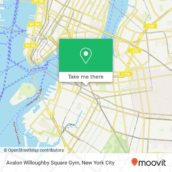Avalon Willoughby Square Gym map