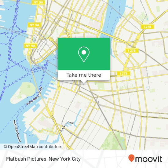 Flatbush Pictures map