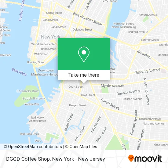 DGGD Coffee Shop map