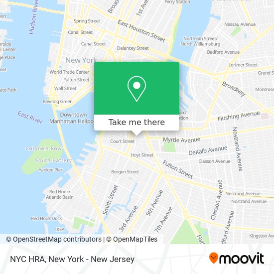 Mapa de NYC HRA