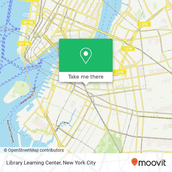 Mapa de Library Learning Center