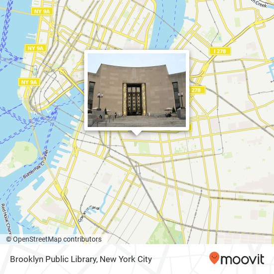 Brooklyn Public Library map