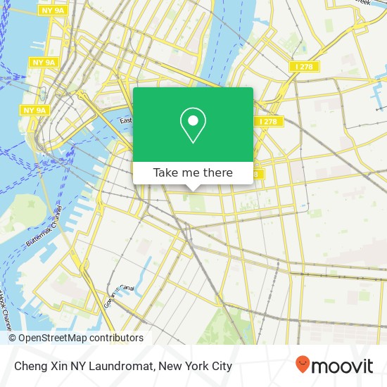 Cheng Xin NY Laundromat map