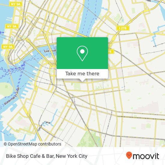 Mapa de Bike Shop Cafe & Bar