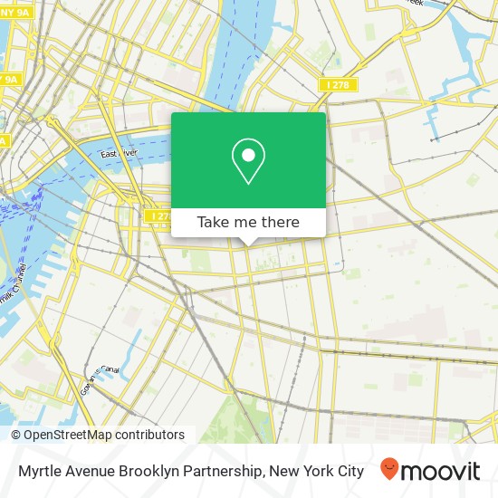 Myrtle Avenue Brooklyn Partnership map