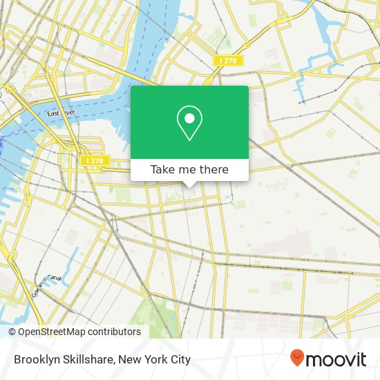 Brooklyn Skillshare map