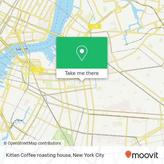 Mapa de Kitten Coffee roasting house