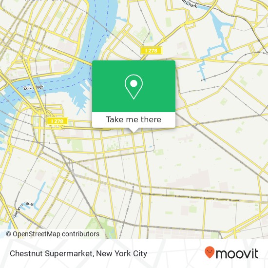 Chestnut Supermarket map