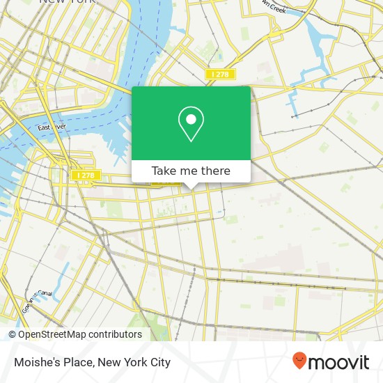 Moishe's Place map