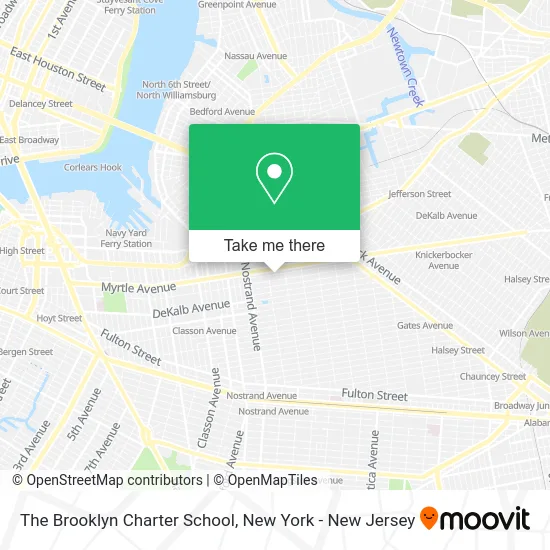 The Brooklyn Charter School map