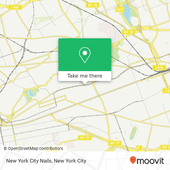 Mapa de New York City Nails