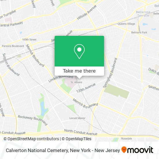 Mapa de Calverton National Cemetery