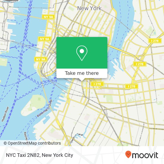 NYC Taxi 2N82 map