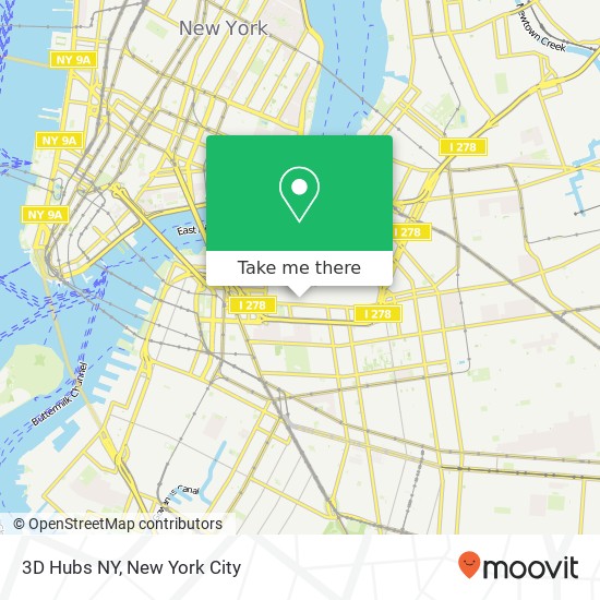 3D Hubs NY map