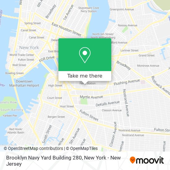 Mapa de Brooklyn Navy Yard Building 280