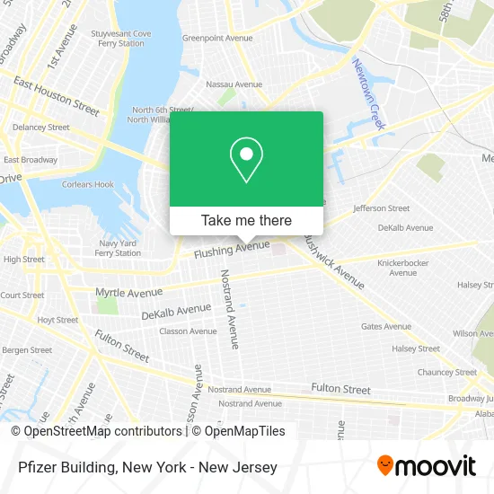 Pfizer Building map
