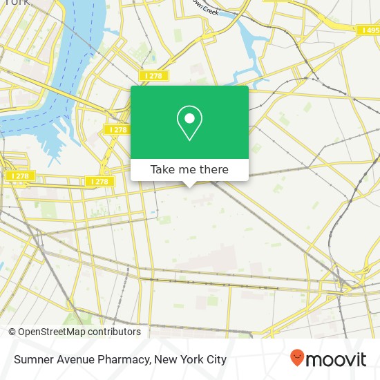 Sumner Avenue Pharmacy map