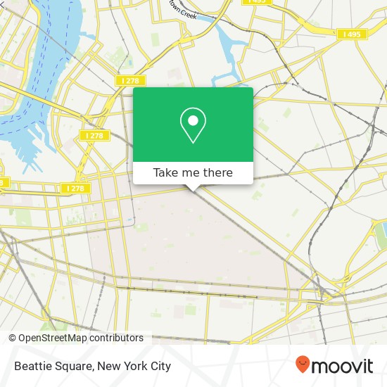 Mapa de Beattie Square