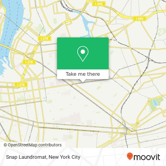 Snap Laundromat map