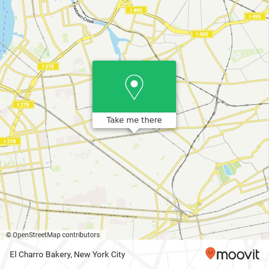 El Charro Bakery map