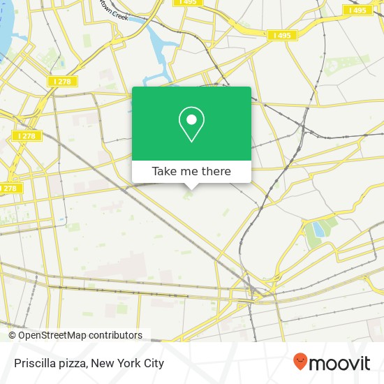 Priscilla pizza map