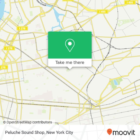 Peluche Sound Shop map