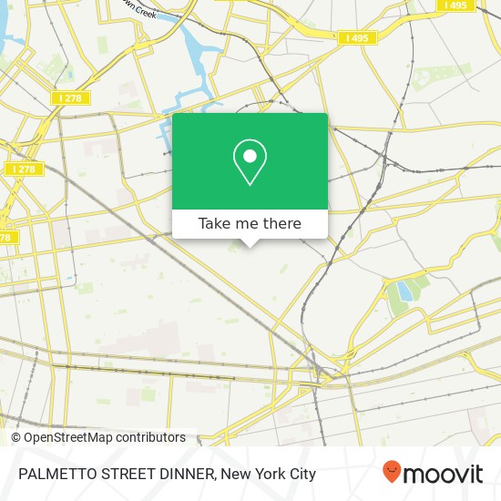 Mapa de PALMETTO STREET DINNER