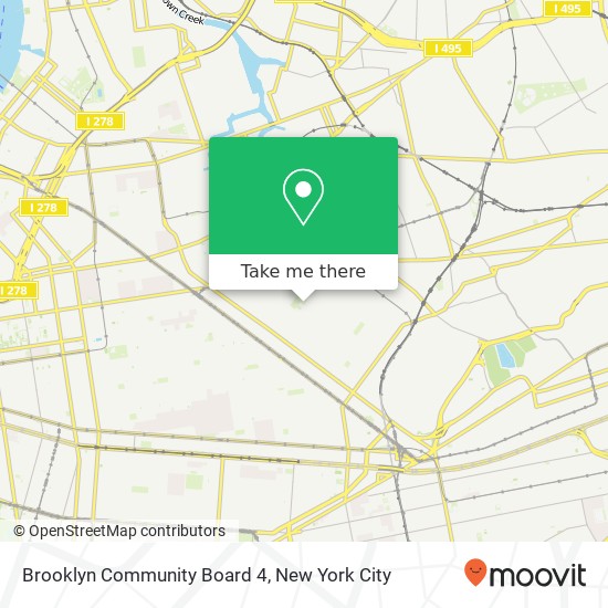 Brooklyn Community Board 4 map