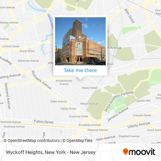 Wyckoff Heights map