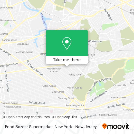 Food Bazaar Supermarket map