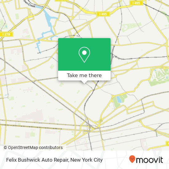 Mapa de Felix Bushwick Auto Repair