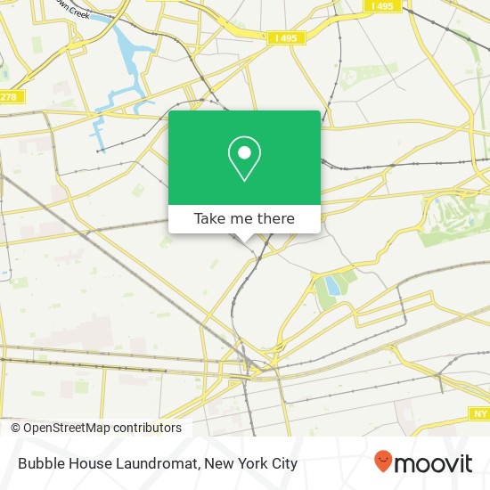 Bubble House Laundromat map