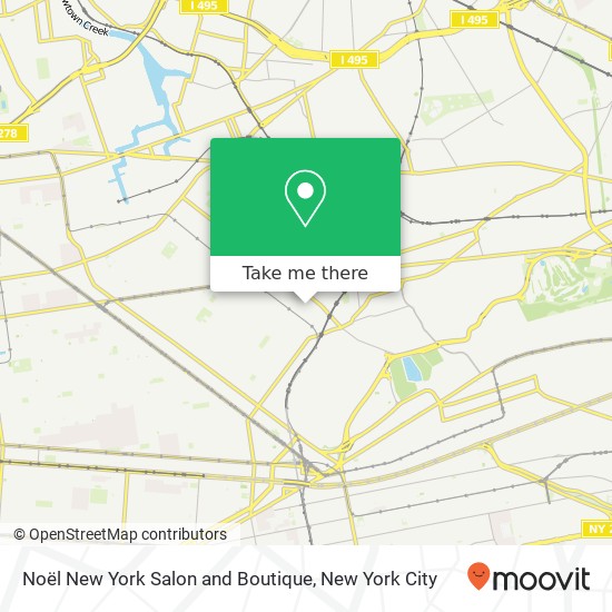 Mapa de Noël New York Salon and Boutique