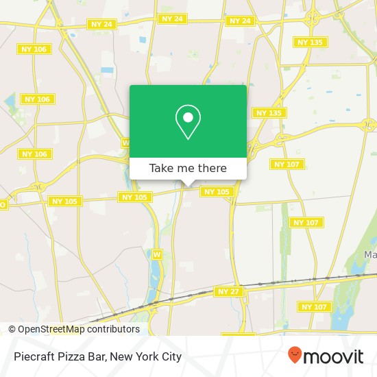 Mapa de Piecraft Pizza Bar