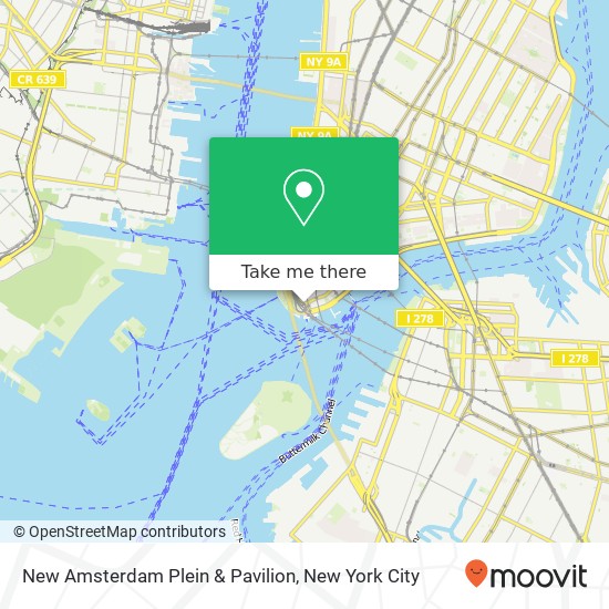 New Amsterdam Plein & Pavilion map