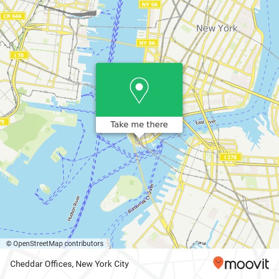 Cheddar Offices map