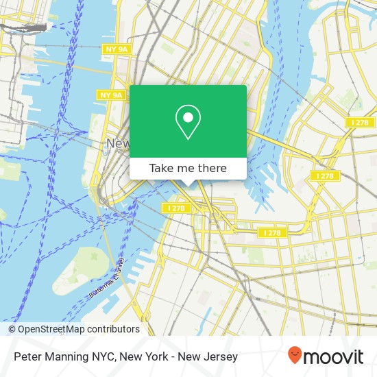 Peter Manning NYC map