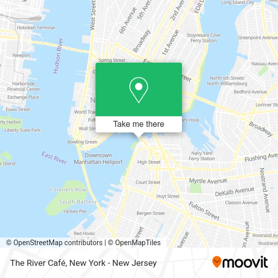 The River Café map