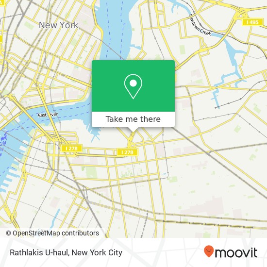 Rathlakis U-haul map