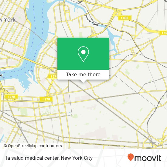 la salud medical center map