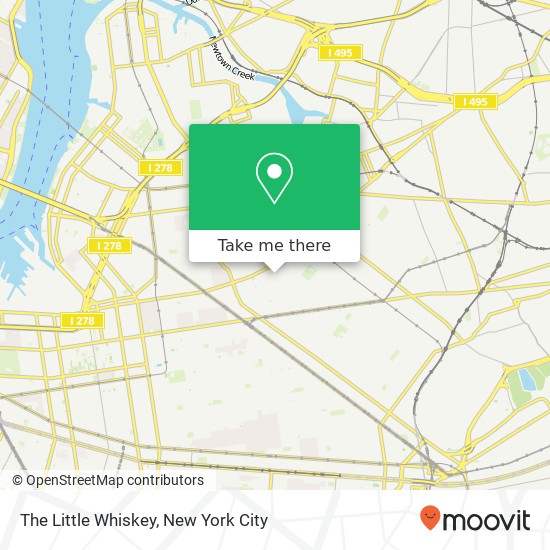 The Little Whiskey map