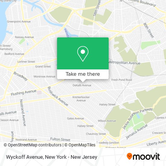 Wyckoff Avenue map