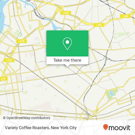 Mapa de Variety Coffee Roasters