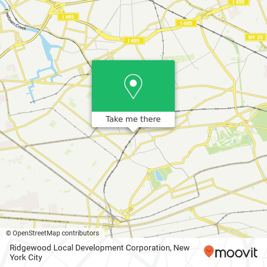 Ridgewood Local Development Corporation map